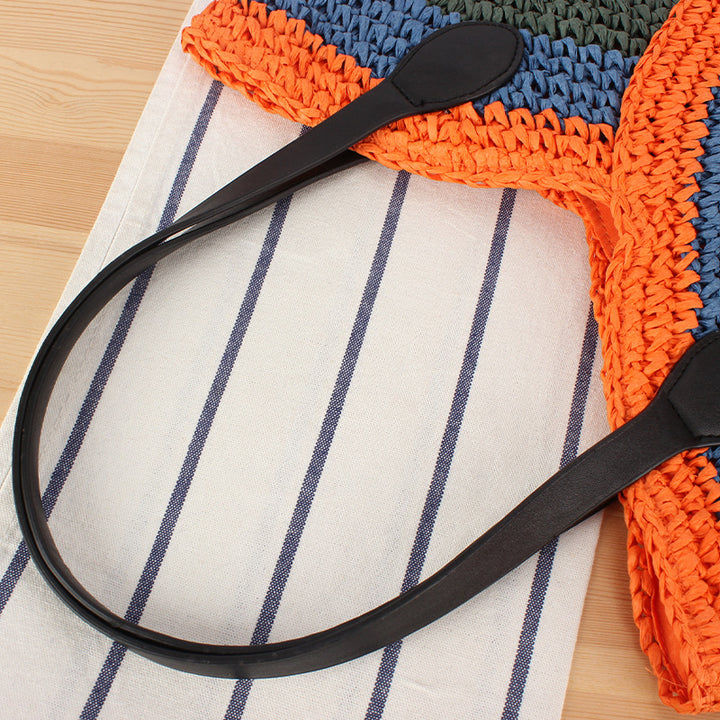 Handbag In Modern Wave Pattern Bowlift