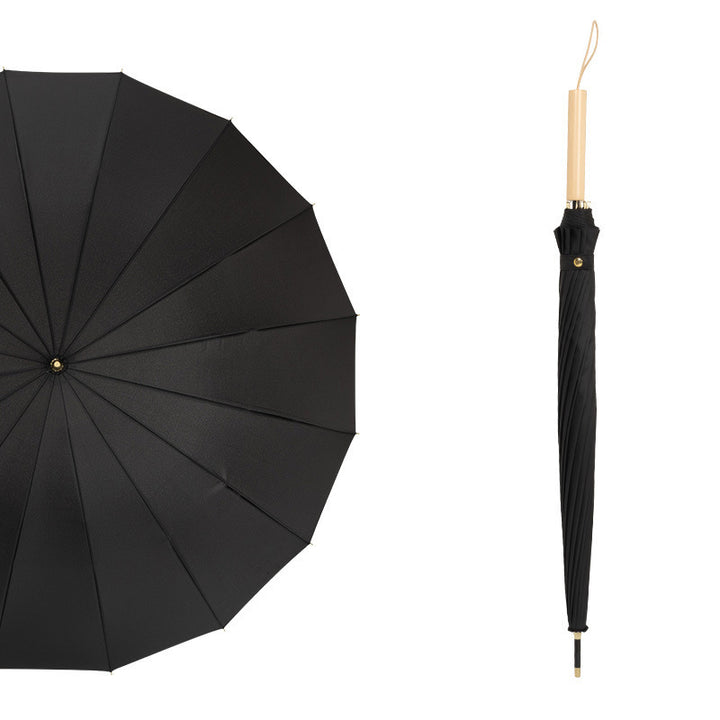 Women's Folding Umbrella with Elegant Handling and Unique Design Bowlift