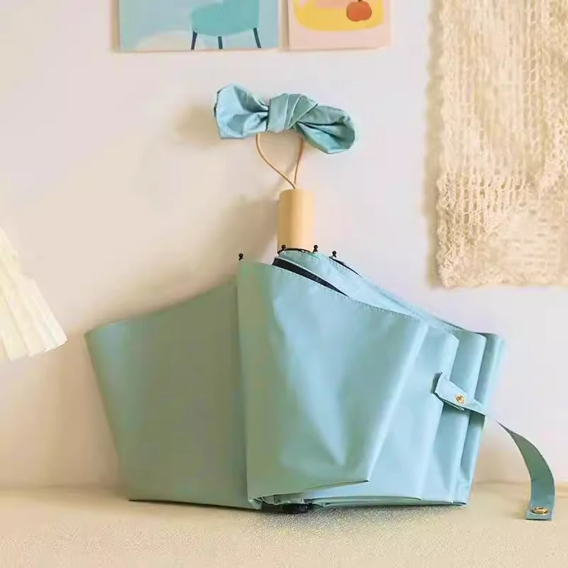 Women's stylish folding umbrella with practical shock protection mechanism Bowlift