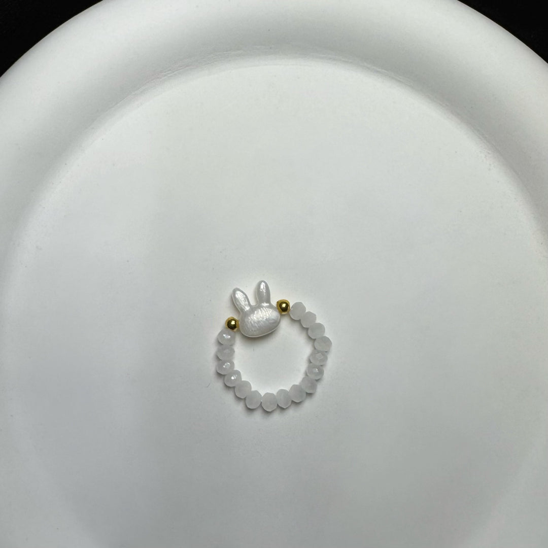 Cute Rabbit Charm Beaded Bracelet Bowlift