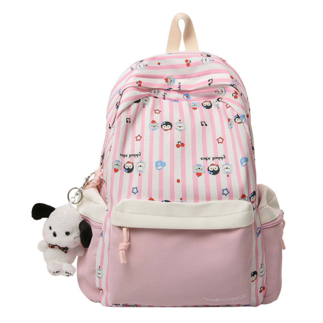 Playful Character-Themed School Backpack Bowlift