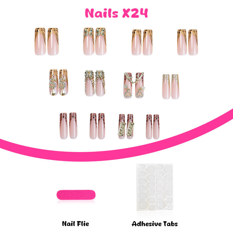 Nail art set with elegant decor and glitter Bowlift