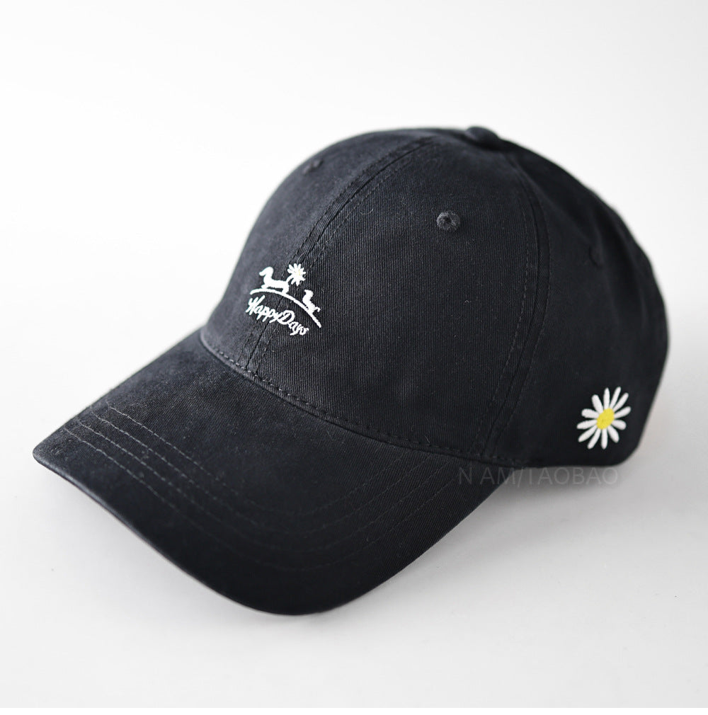 Women's Lightweight Cotton Embroidered Cap Bowlift