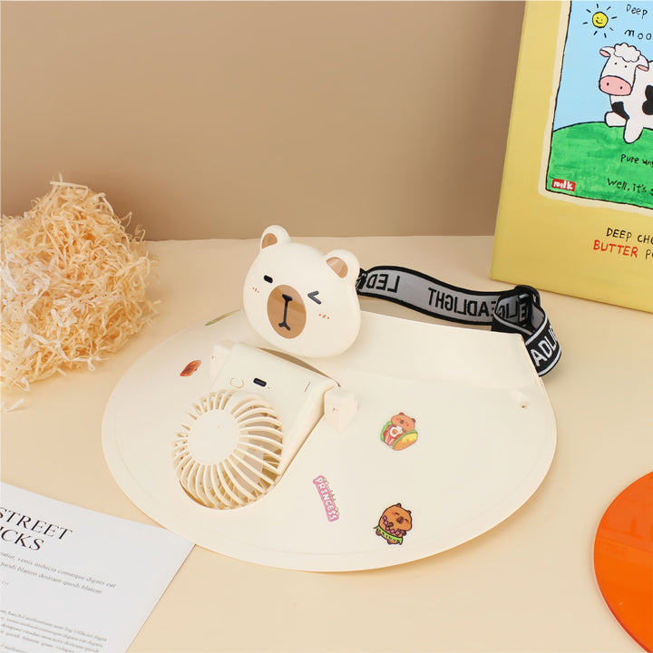 Ladies Comfortable Table Fan with Playful Design Bowlift