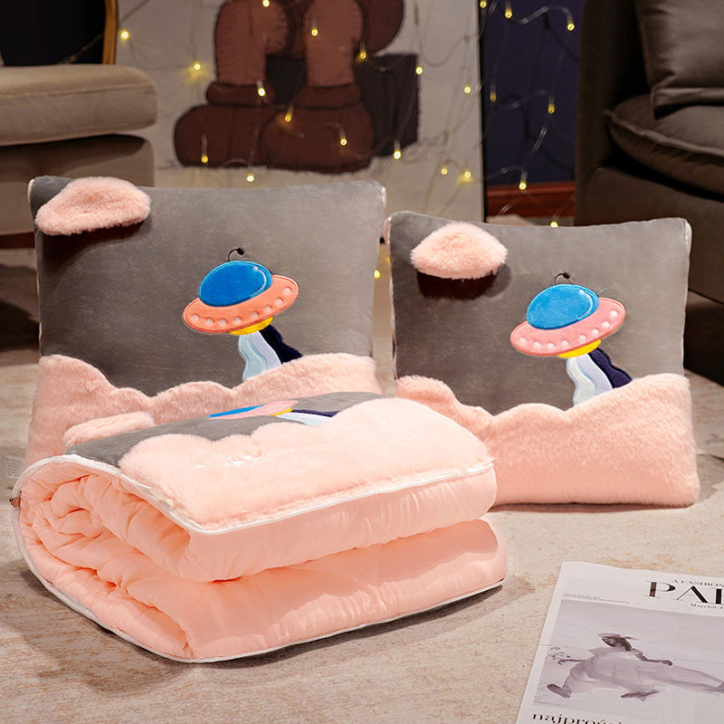 Plush Cushion Set with Cactus Design Bowlift
