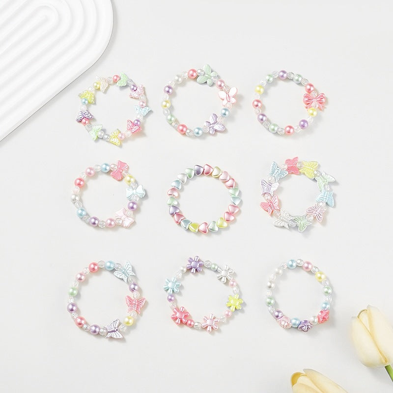 Friendship bracelet with Colorful Heart Charms Bowlift
