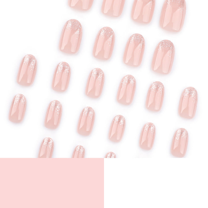 Glittering nail extensions with elegant gradient Bowlift