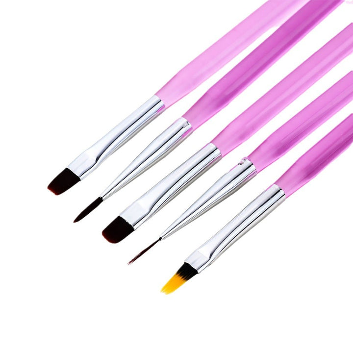 Professional Nail Art Detail Brush Set Bowlift
