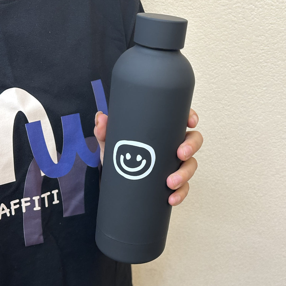 Women's Insulated Bottle with Cheerful Smiley Design Bowlift