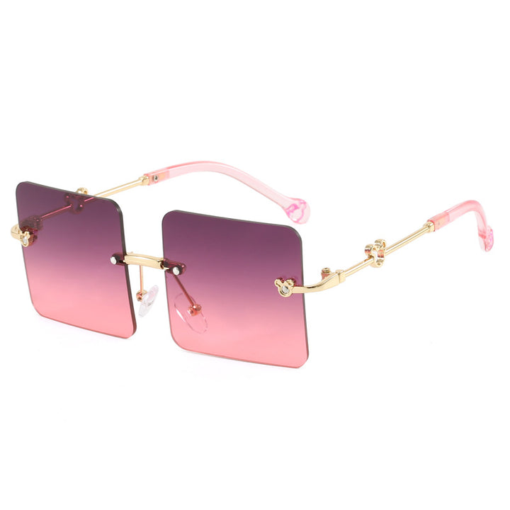 Women's square sunglasses with luxurious, high-quality frame Bowlift