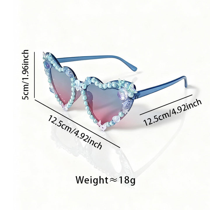 Decorative Cat-Eye Sunglasses Bowlift