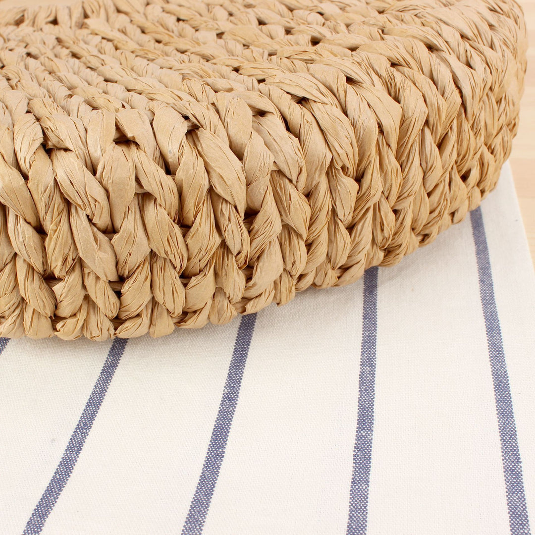 Hand-knotted basket bag with unique design Bowlift