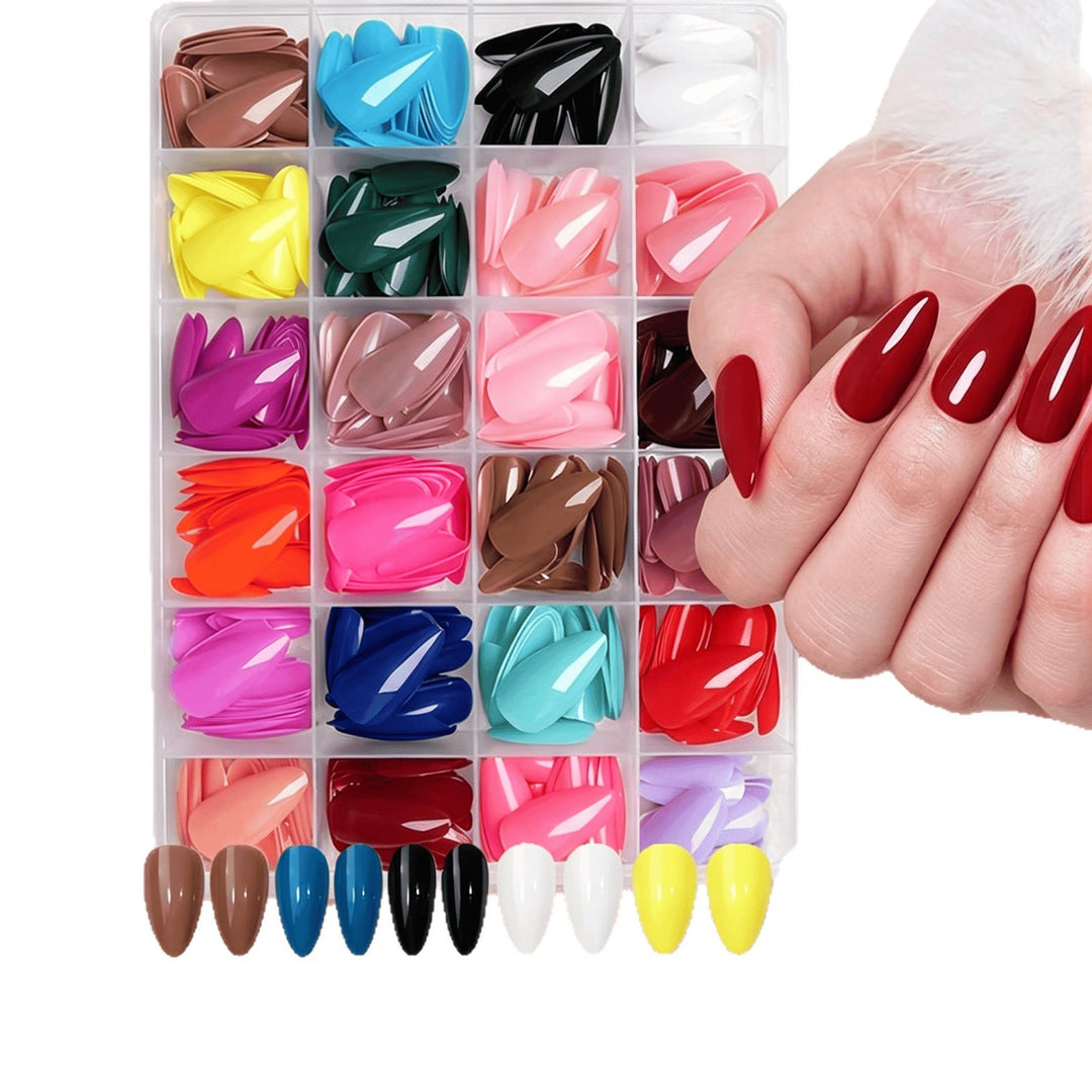 Premium Glossy False Nail Tips Bowlift
