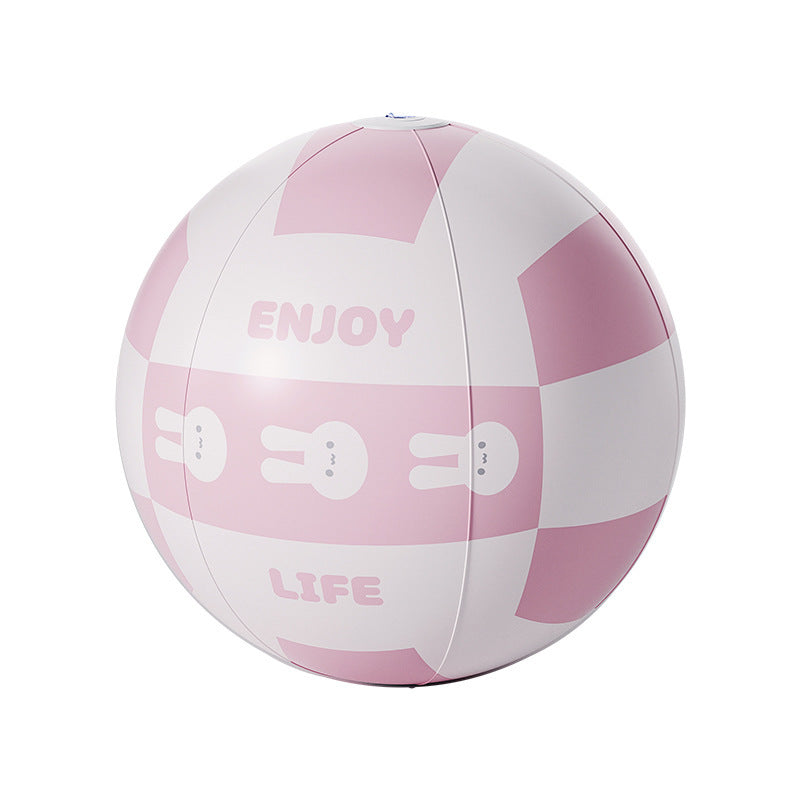 Women's Inflatable Play Ball with Cute Rabbit Design Bowlift