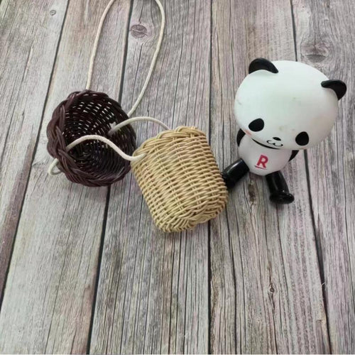 Charming Acorn-Shaped Woven Storage Hanging Basket Bowlift