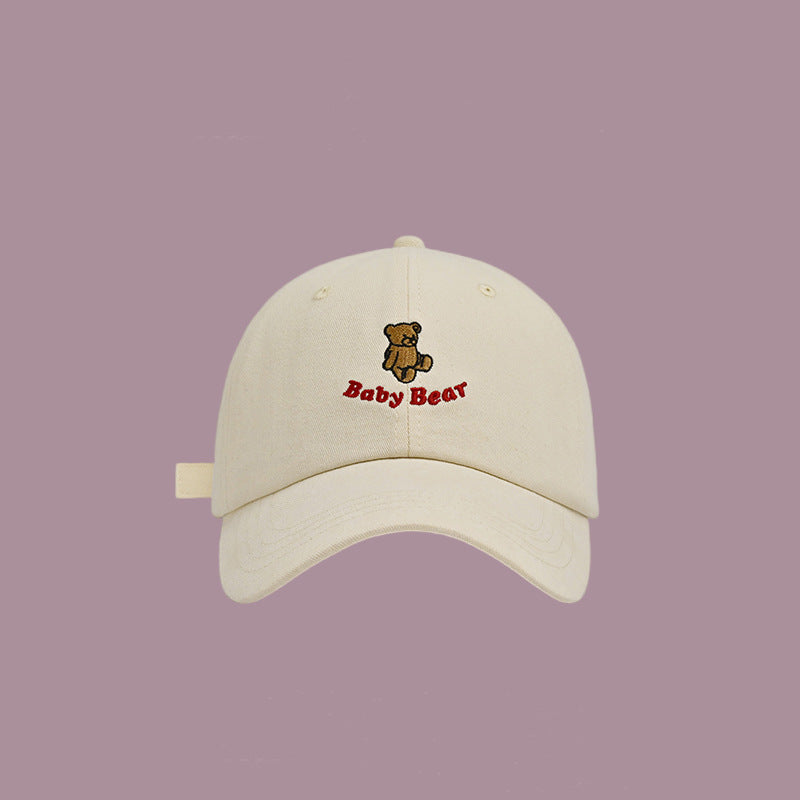 Embroidered Baby Bear Cap