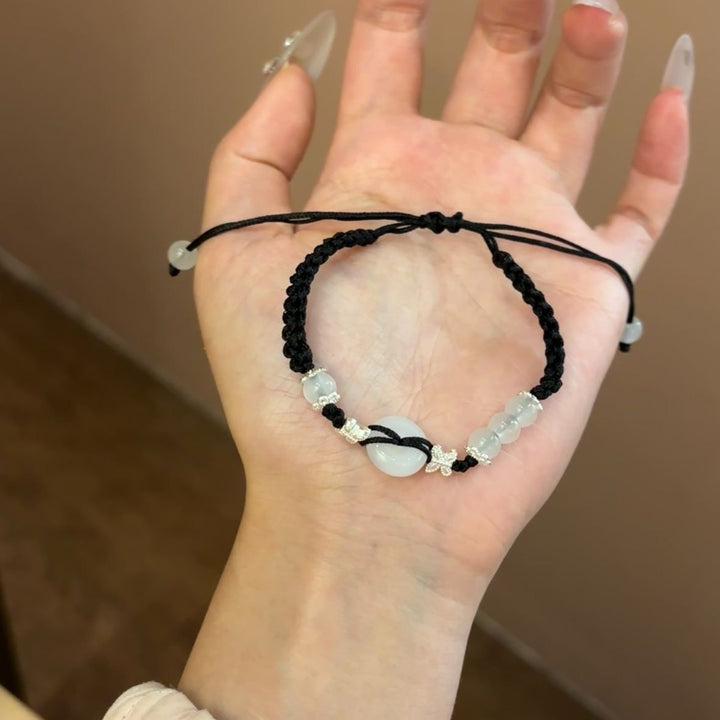 Adjustable Beaded Charm Bracelet Bowlift