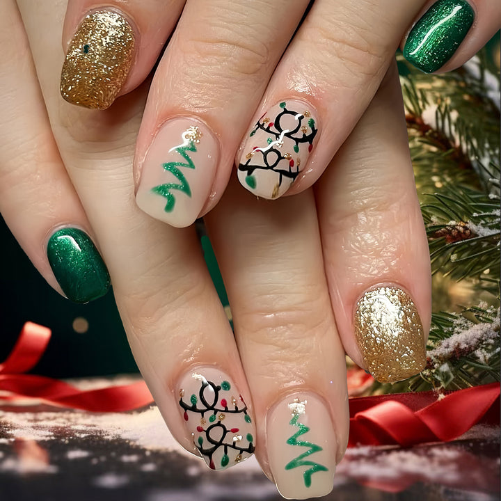 Holiday-Themed Nail Art Tips Bowlift