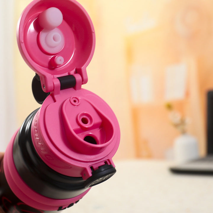 Women's Practical Insulated Drinking Bottle with High-Quality Silicone Ring Bowlift