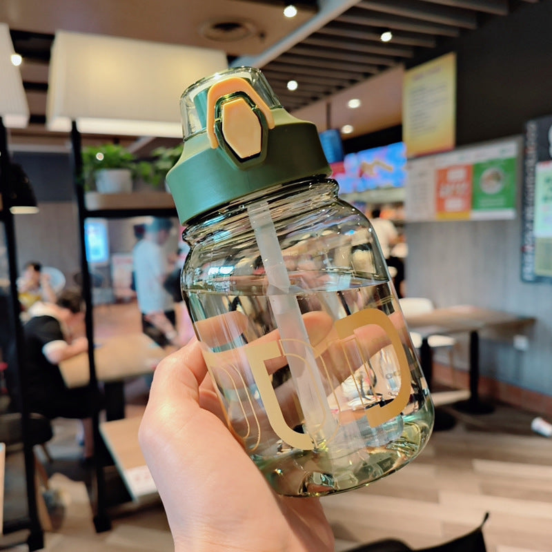Ladies Ergonomic Water Bottle with Leak-Proof Lid Bowlift