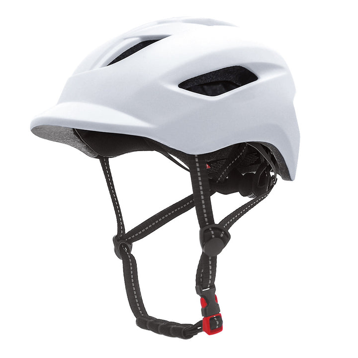 urban commuter cycling helmet with adjustable retention and integrated visor Bowlift