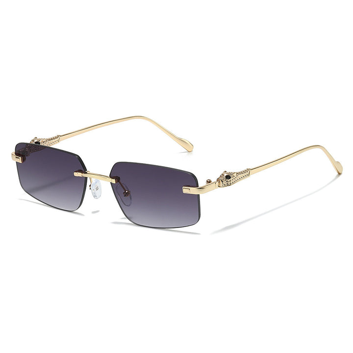 Designer Rectangle Sunglasses with Luxurious Metallic Details Bowlift