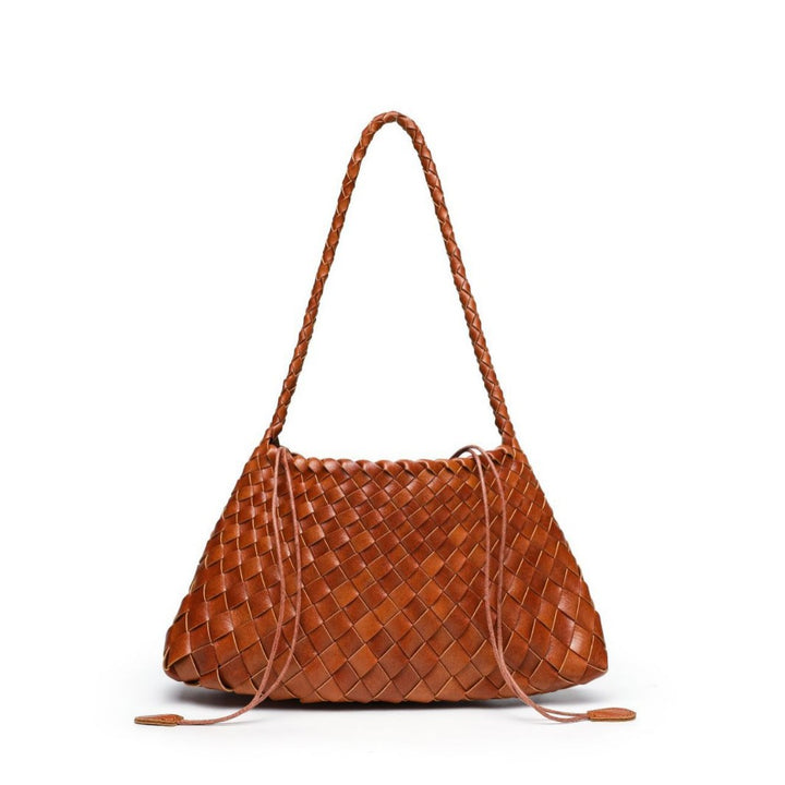 Textured Woven Shoulder Bag Bowlift