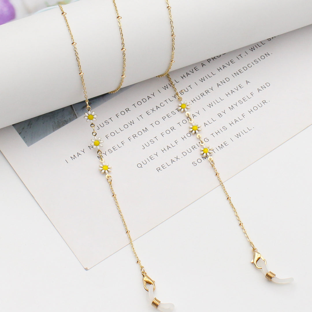 Floral Themed Eyewear Chain Bowlift