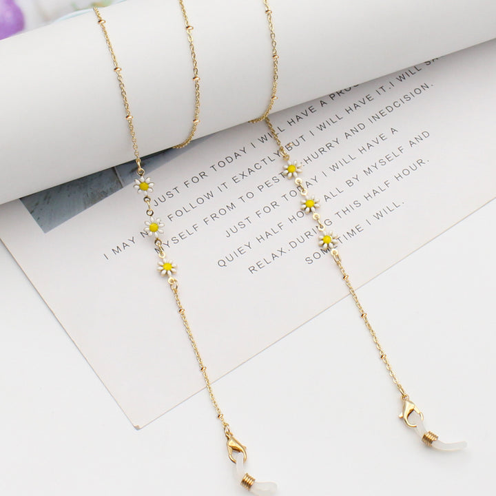 Floral Themed Eyewear Chain Bowlift