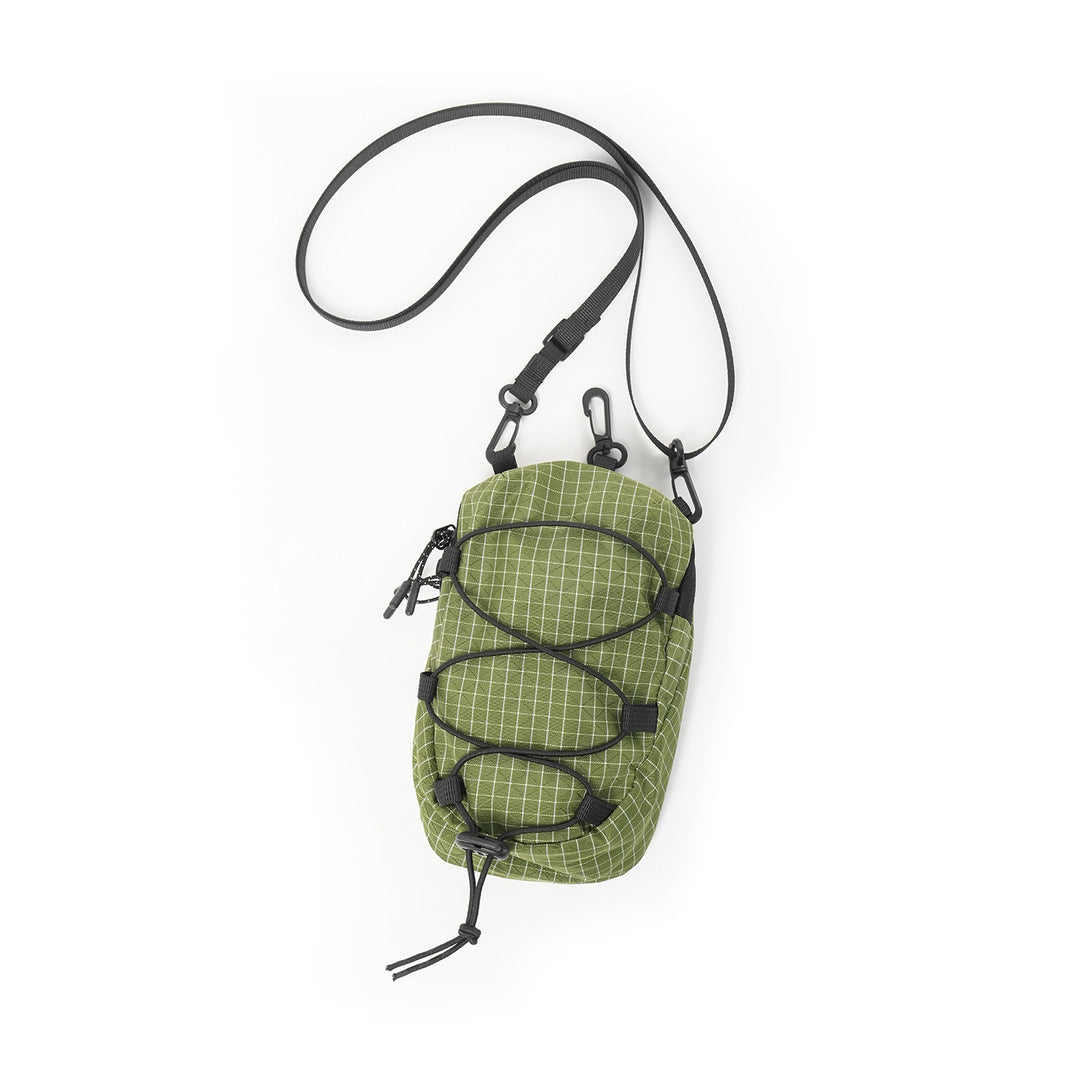 Lightweight Ripstop Sling Crossbody Pouch with Elastic Bungee System Bowlift