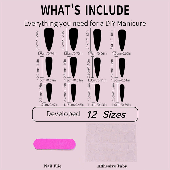 Artistic 3D Nail Tips with Elegant Designs Bowlift