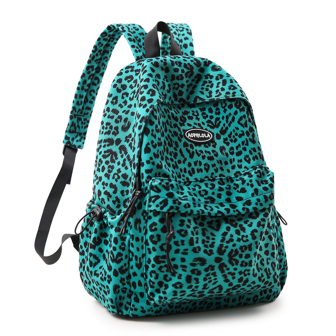 Animal Print Patterned School Backpack Bowlift
