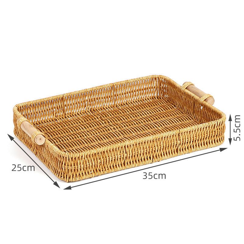 Home Storage Woven Tray Bowlift