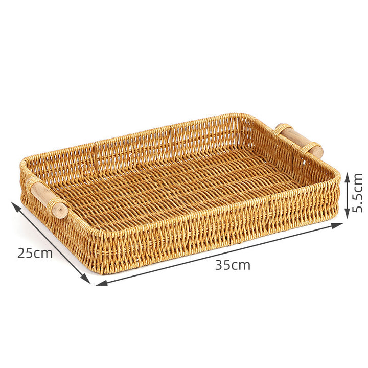 Home Storage Woven Tray Bowlift