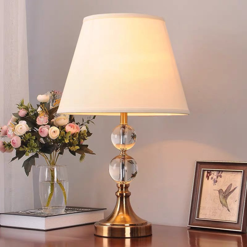 Elegant Crystal Base Table Lamp