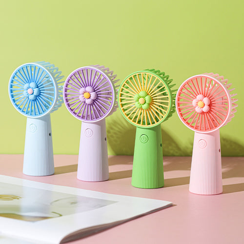 Unisex Portable Hand Fan with Colorful Design Bowlift