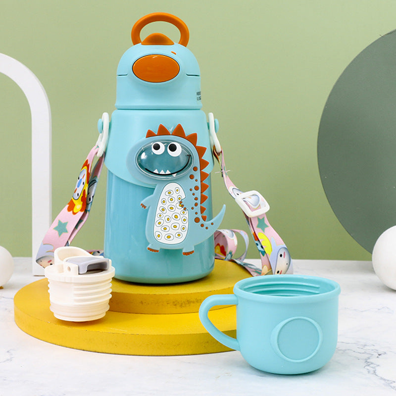 Ladies' insulated drinking bottle with funny animal design Bowlift