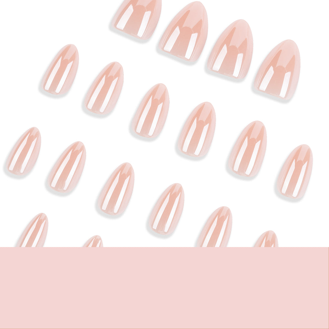 Nail extensions with elegant gloss finish Bowlift