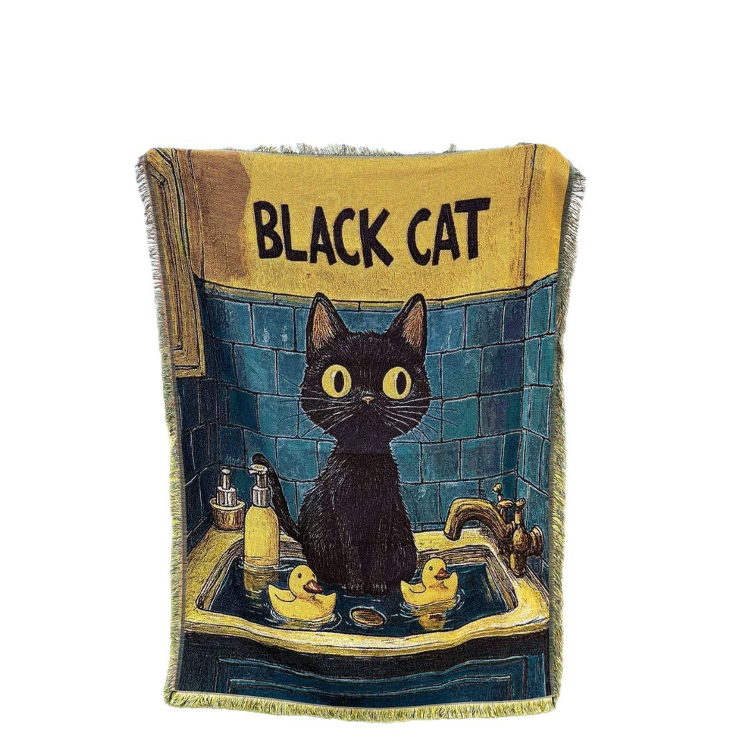 Artistic Woven Throw Blanket