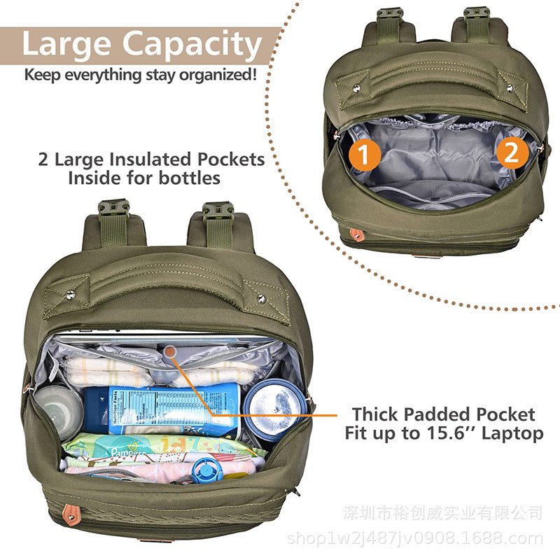 Stylish Multi-Function Diaper Backpack Bowlift