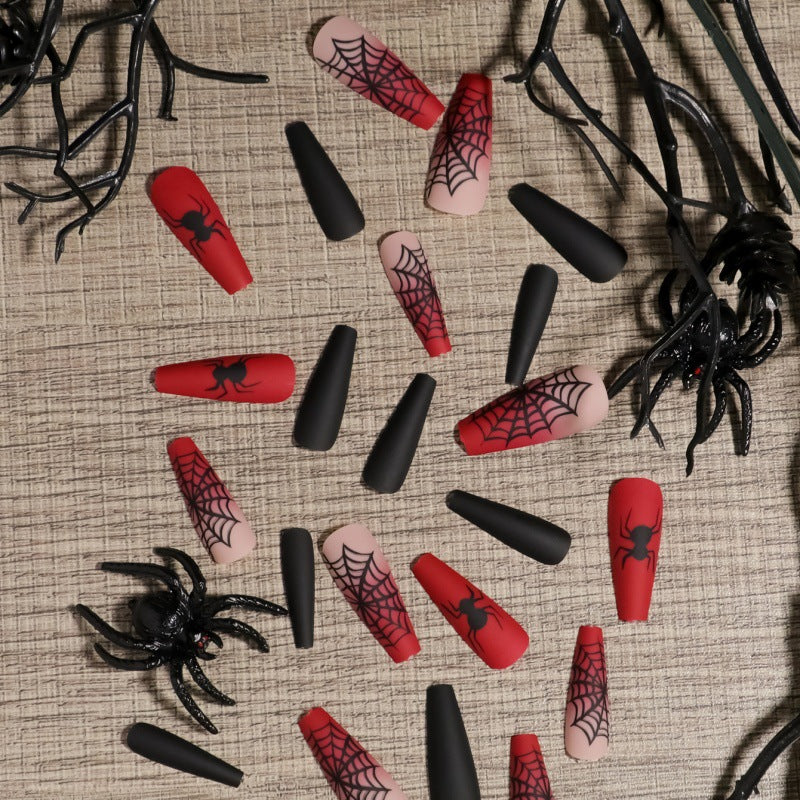Halloween-Themed Press-On Nail Art Bowlift