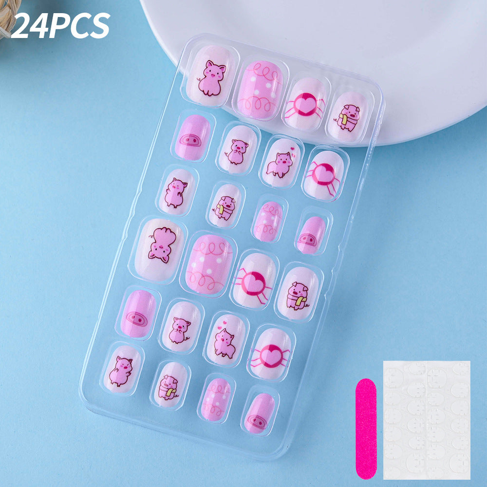Themed Summer Beach Nail Art Press-On Nails Bowlift