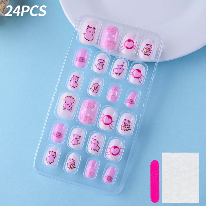 Themed Summer Beach Nail Art Press-On Nails Bowlift