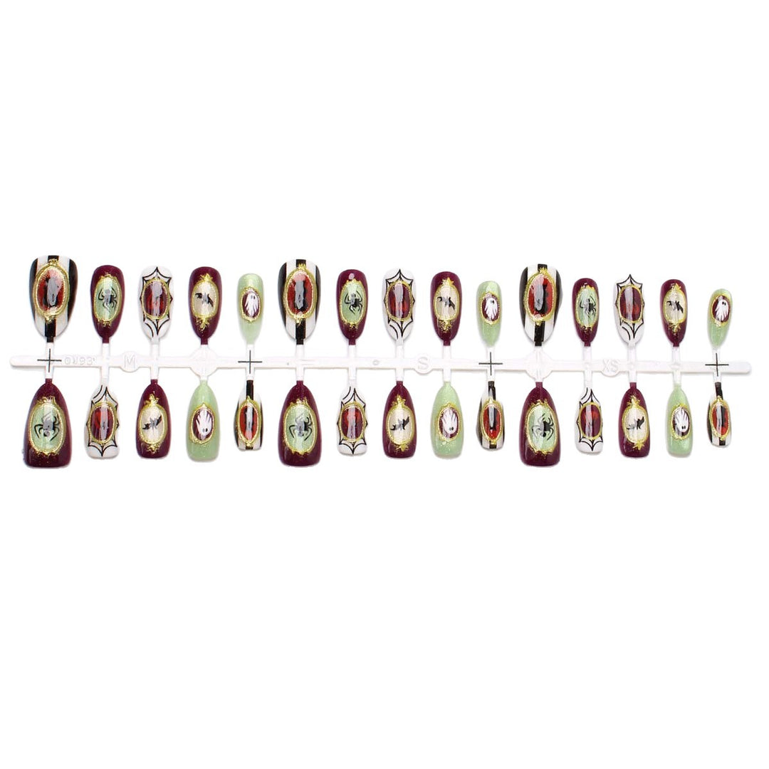 Holiday-Themed Press-On Nail Set Bowlift