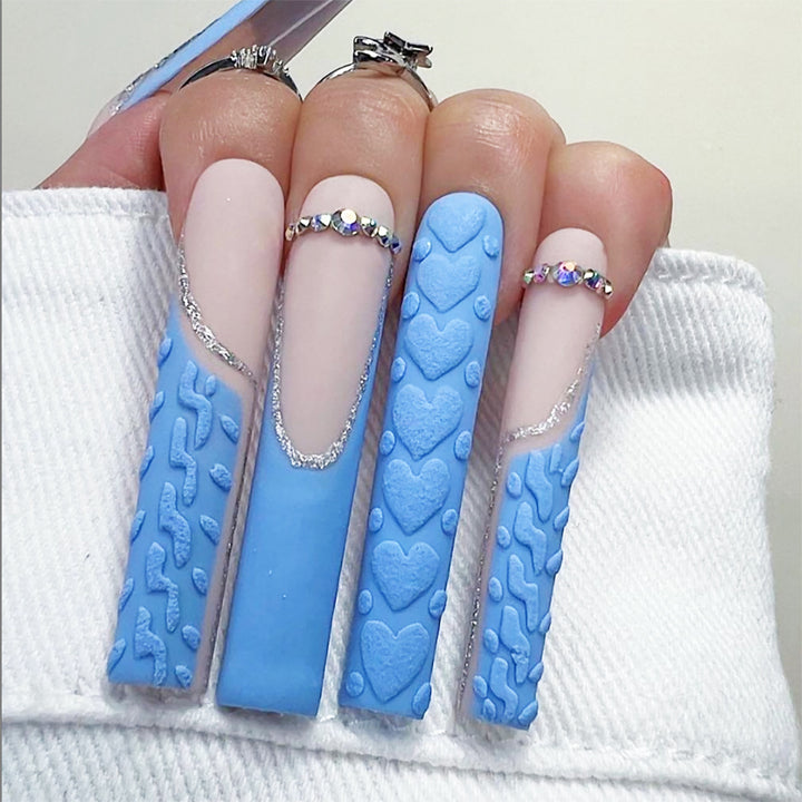 Artistic Textured Stiletto Nail Art Set Bowlift