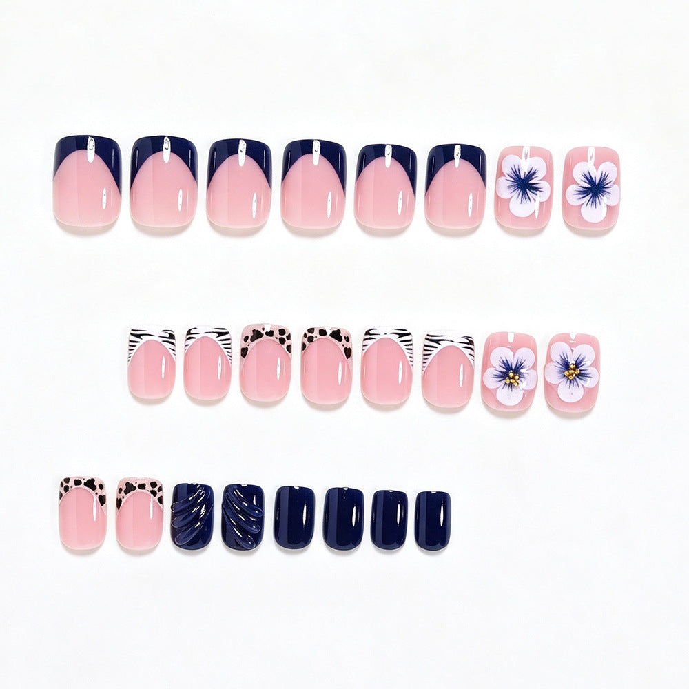 Floral Accented Nail Art Set Bowlift