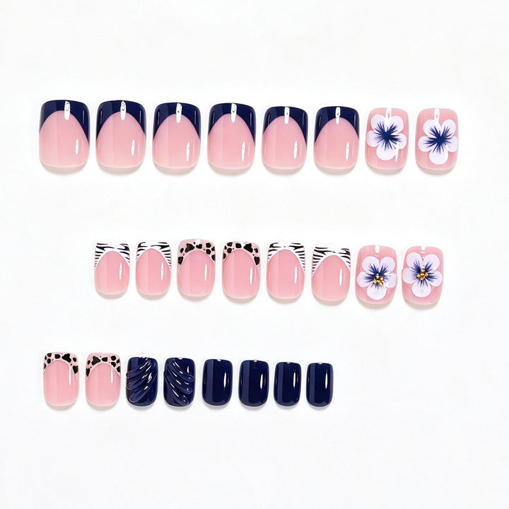 Floral Accented Nail Art Set Bowlift