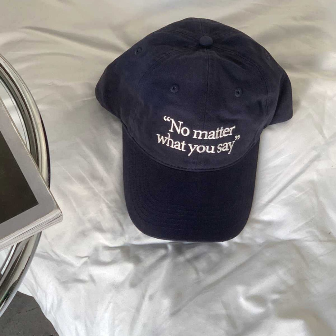 Women's Casual Embroidered Statement Cap Bowlift