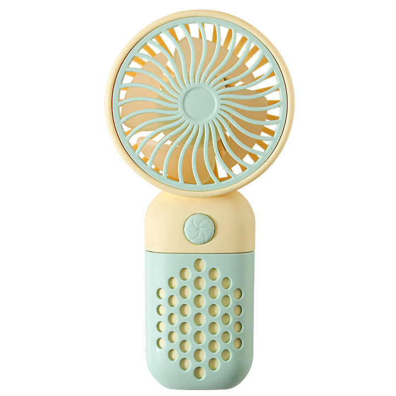 Women's Portable Mini Hand Fan with Ergonomic Handle and USB Charging Function Bowlift