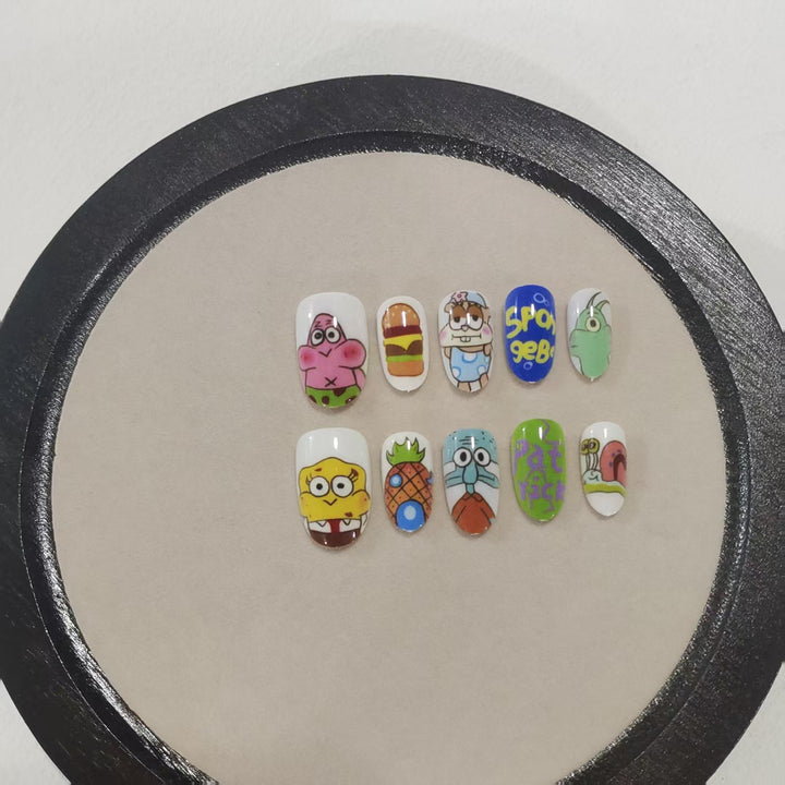 Fun Character Nail Art Set Bowlift